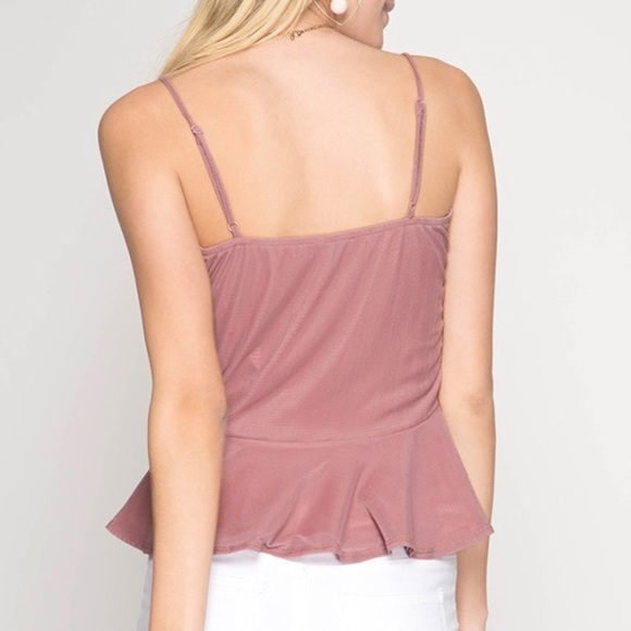 Roses Peplum Boutique Cami - Picture 8 of 8